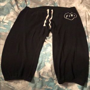 Black Victoria secret pink capris